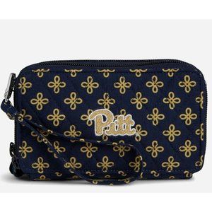 NWT Vera Bradley Collegiate RFID All in One Crossbody Bag - Pittsburg